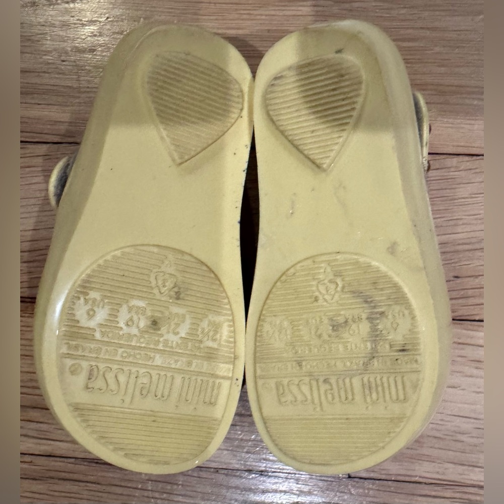 Mini Melissa Disney Beauty & the Beast Shoes Toddler Girls 6 - Picture 2 of 2